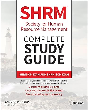 shrm society for human resource management  study guide shrm cp exam and shrm scp exam 1st edition sandra m.