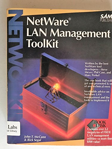 netware lan management toolkit book and disk har/dskt edition rick segal , john mccann 0672301709,
