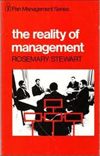 the reality of management 1st edition rosemary stewart 0330331515, 9780330331517