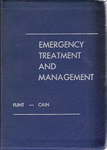 emergency treatment and management 4th edition flint, harvey d. cain 0721637272, 9780721637273