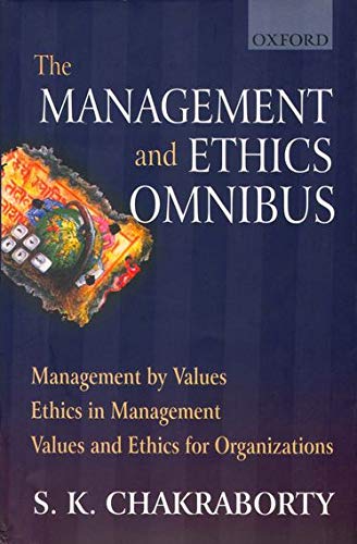 management and ethics omnibus management by values  ethics in management  values and ethics for organizations