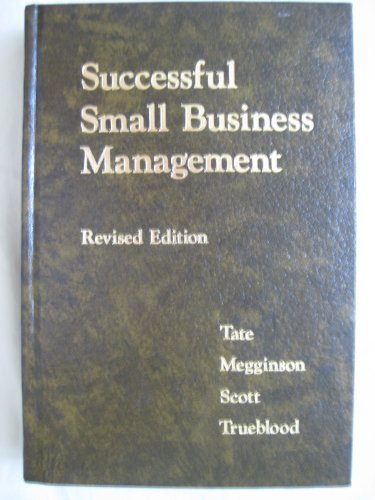successful small business management 1st edition curtis e. tate 0256020744, 9780256020748