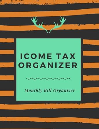 income tax organizer monthly bill organizer 1st edition pika soo 979-8418403025