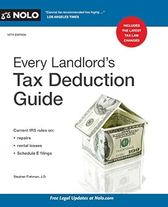 every landlords tax deduction guide 16th edition j.d. stephen fishman 1413327028, 978-1413327021
