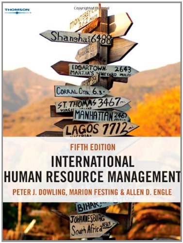 international human resource management 5th edition peter j. dowling , marion festing , allen d. engle