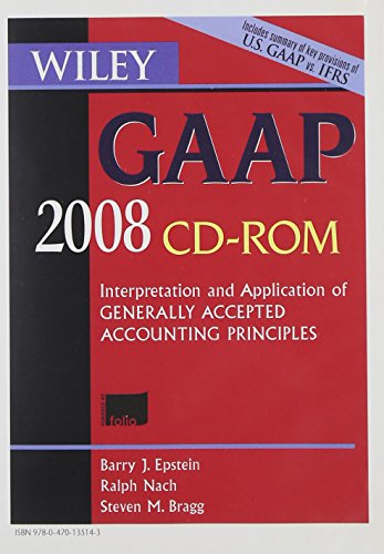 wiley gaap interpretation and application of generally accepted accounting principles 2008 2018 edition barry