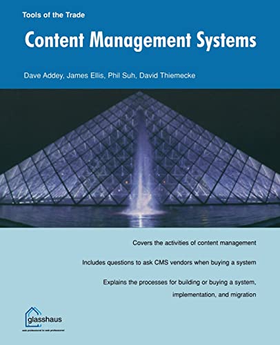 content management systems 1st edition dave addey , james ellis , phil suh , david theimecke 1590592468,