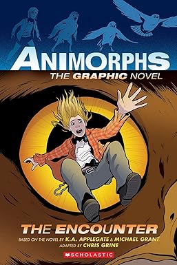 the encounter the graphic novel 1st edition k. a. applegate, michael grant, chris grine 1338538403,