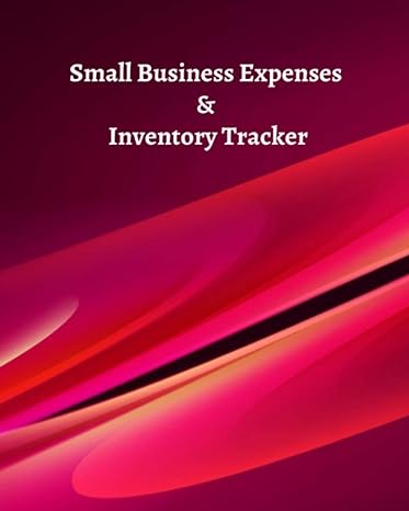 small business expenses and inventory tracker 1st edition agbk editions 979-8681934752