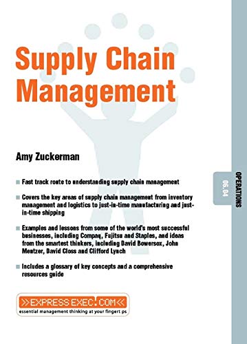 supply chain management 1st edition amy zuckerman 1841122440, 9781841122441