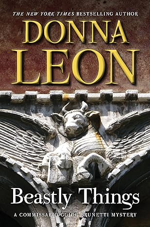 beastly things a commissario guido brunetti mystery  donna leon 0802146112, 978-0802146113