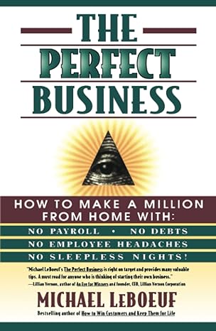 the perfect business 1st edition michael leboeuf 068483345x, 978-0684833453