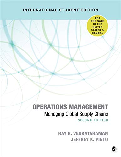 operations management managing global supply chains 2nd edition ray r. venkataraman , jeffrey k.pinto