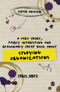 a very short fairly interesting and reasonably cheap book about studying organizations 5th edition chris