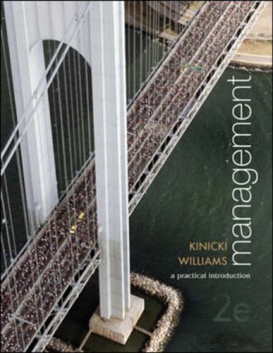management a practical introduction 2nd edition angelo kinicki, brian k. williams 0072920378, 9780072920376