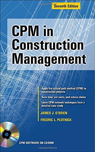 cpm in construction management 7th edition james jerome o'brien 0071636625, 9780071636629