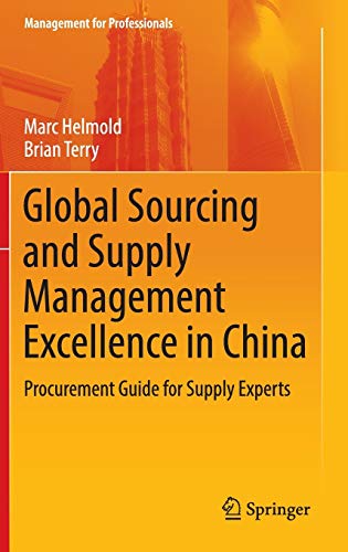 global sourcing and supply management excellence in china 1st edition helmold 9811016658, 9789811016653