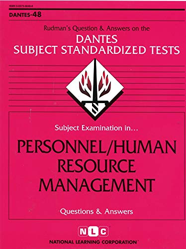 subject examination in personnel human resource management 1st edition national learning corporation
