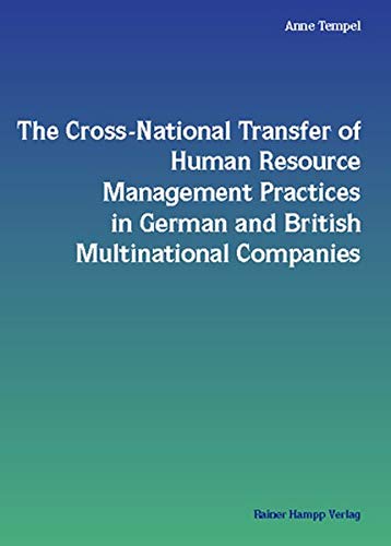 the cross national transfer of human resource management practices in german and british multinational