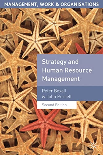 strategy and human resource management 2nd edition peter f. boxall, john purcell 140399210x, 9781403992109