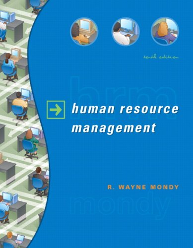 human resource management 3rd edition r. wayne mondy 0136017495, 9780136017493