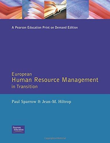 european human resource management in transition 1st edition paul sparrow, jean m. hiltrop 0132020955,