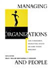 managing organizations and people cases in management organizational behavior and human resource management