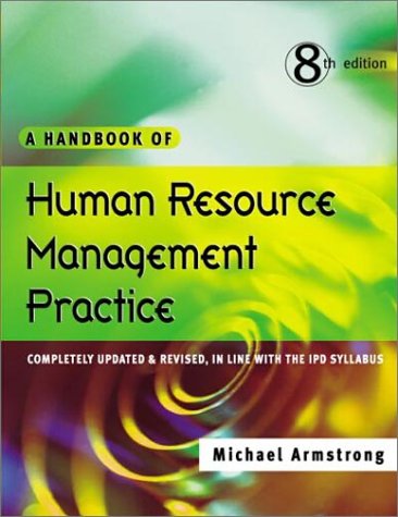a handbook of human resource management practice 8th edition armstrong, michael 0749433930, 9780749433932
