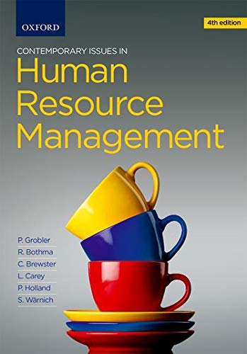 Contemporary Issues In Human Resource Management