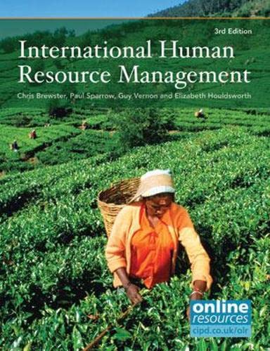 international human resource management 3rd edition chris brewster 1843982668, 9781843982661