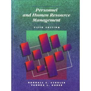 personnel and human resource management 5th edition schuler, randall s., huber, vandra l. 0314011846,