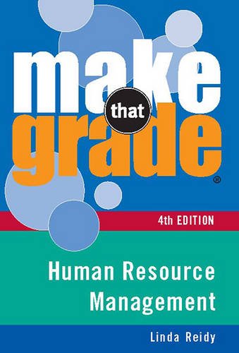 make that grade human resource management 4th edition linda reidy 071716814x, 9780717168149