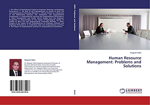 human resource management problems and solutions 1st edition nafei, wageeh 3659587494, 9783659587498