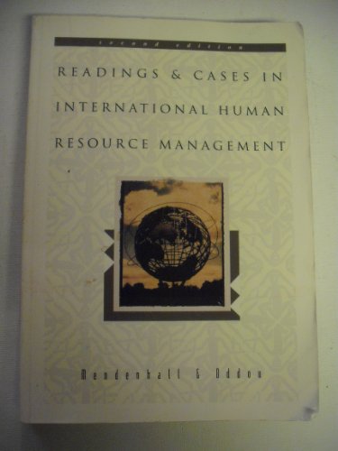 readings and cases in international human resource management 2nd edition mendenhall, mark e., oddou, gary r.