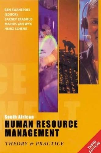 south african human resource management theory and practice 3rd edition erasmus, barney, van wyk, marius,