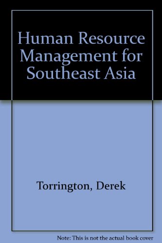 human resource management for southeast asia 1st edition torrington, derek 0136060390, 9780136060390