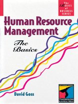human resource management the basics 1st edition goss, david 1861520328, 9781861520326