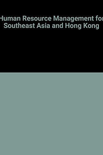 human resource management southeast asia and hong kong 2nd edition torrington tan 0139081615, 9780139081613