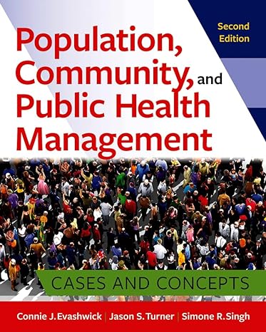 Population Community And Public Health Management Cases And Concepts