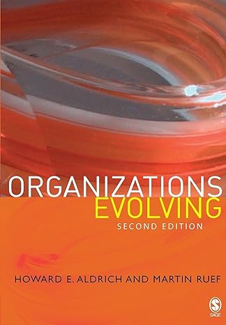 organizations evolving 2nd edition howard e. aldrich ,martin ruef 1412910471, 978-1412910477
