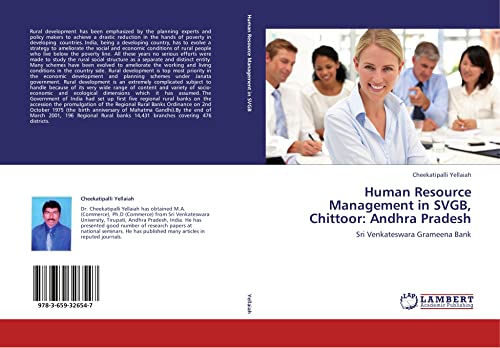human resource management in svgb chittoor andhra pradesh sri venkateswara grameena bank 1st edition