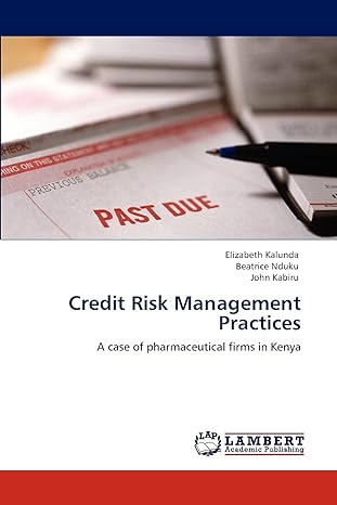 credit risk management practices a case of pharmaceutical firms in kenya 1st edition elizabeth kalunda ,