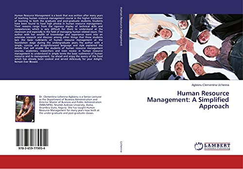 human resource management a simplified approach 1st edition uchenna, agbionu clementina 3659779954,