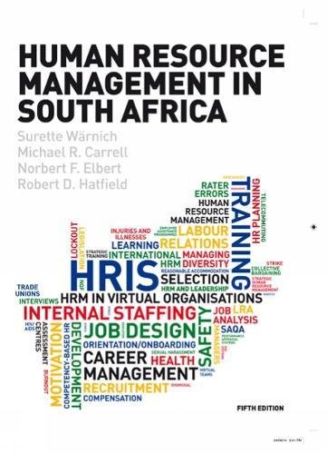 human resource management in south africa 5th edition norbert f. elbert 1408074222, 9781408074220