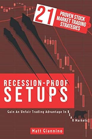 recession proof setups 21 proven stock market trading strategies in a bear market 1st edition matthew