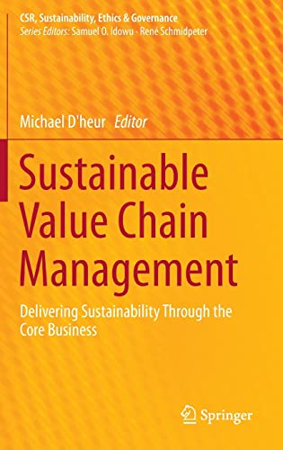 sustainable value chain management 2015th edition dheur 3319121413, 9783319121413