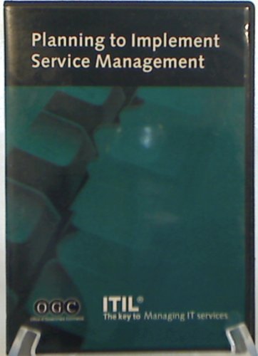 itil planning to implement service management cdr edition office of government commerce 0113309058,