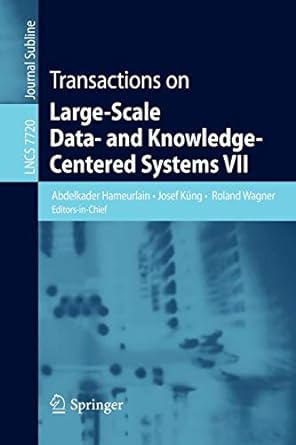 transactions on large scale data and knowledge centered systems vii 2012 edition abdelkader hameurlain ,josef