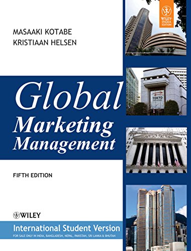 global marketing management 5th edition masaaki kotabe , kristiaan helsen 8126534125, 9788126534128