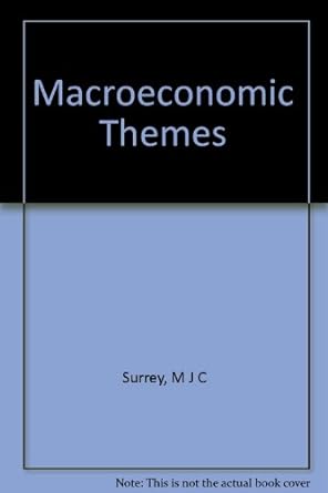 macroeconomic themes edited readings in macroeconomics 1st edition m. j. c. surrey 019877060x, 978-0198770602